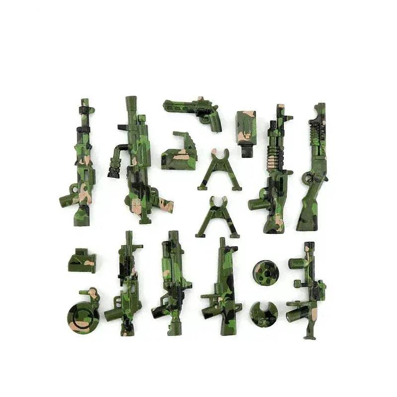 Lego Compatible Military Building Blocks Set With Weapons - ToylandEU