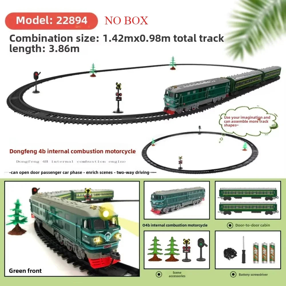 Electric Train Toy High-Speed Railway Set for Kids
