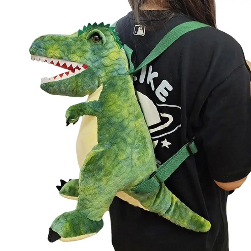 Adorable 40cm Dinosaur Plush Backpack – Triceratops & T-Rex Fun!