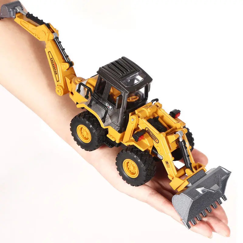 Toys for Boys Alloy Tractor Kids Excavator Bulldozer Miniature Crane - ToylandEU