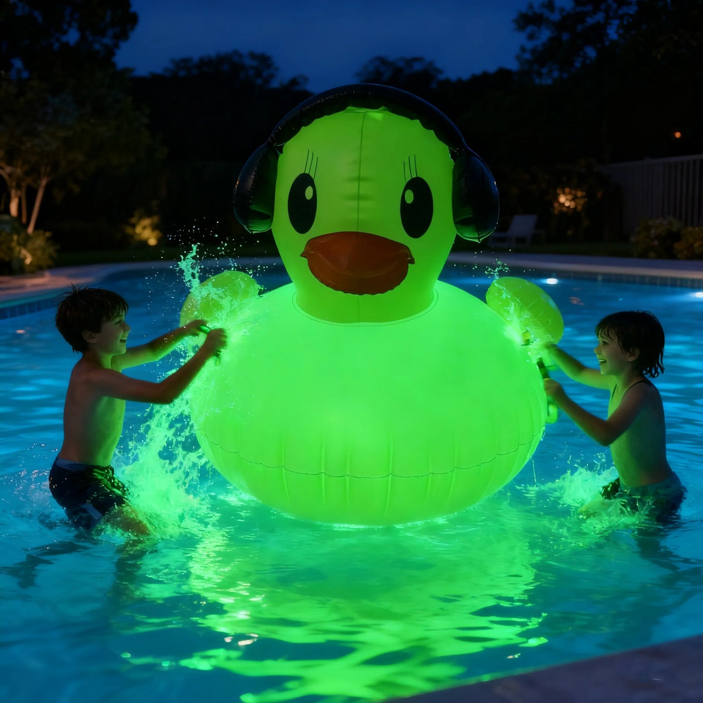 Duck Theme Inflatable Bouncy Castle For Water Park Durable PVC