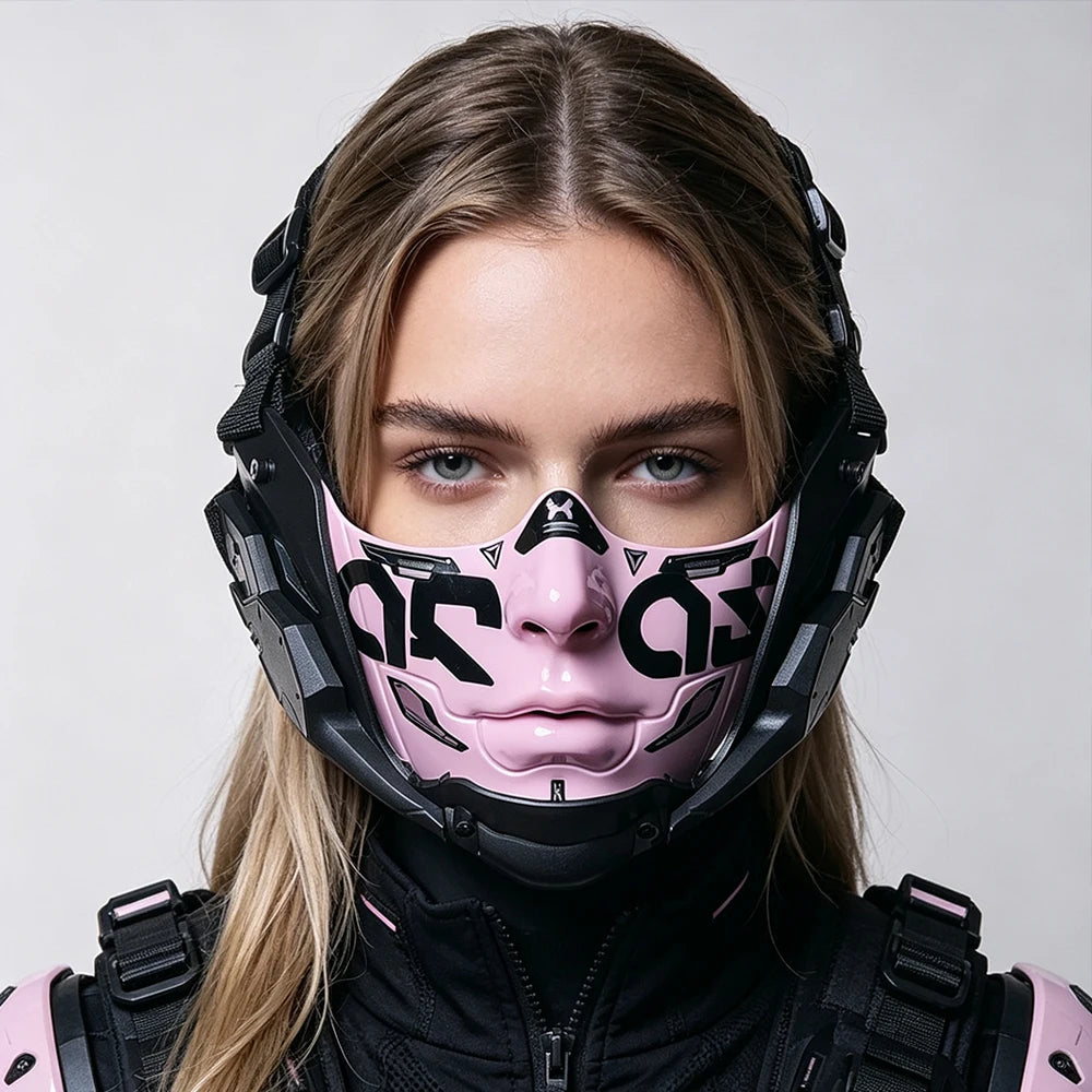 Cyberpunk Half Face Mask | 14 Colors | Toylandeu™