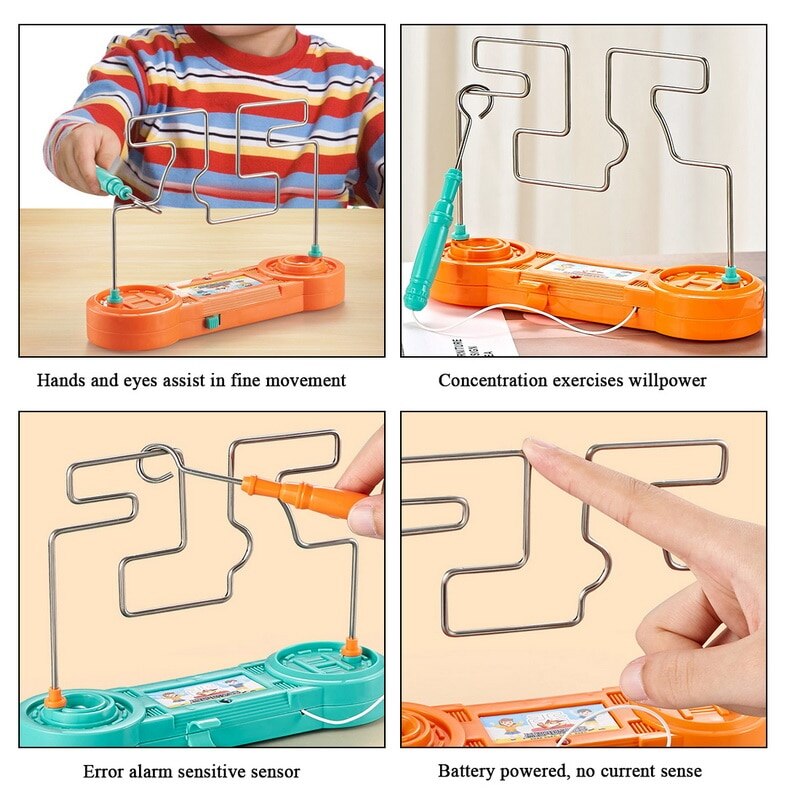 Electric Shock Maze Game for Kids: Party Fun and Science Experiment Toy - ToylandEU