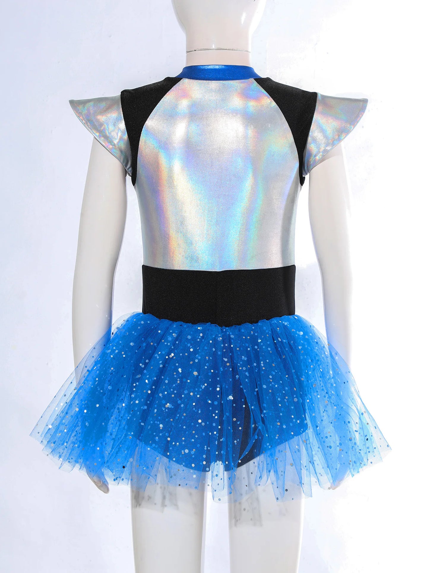 Sparkling Alien Tutu Dress for Girls - Cosmic Dance & Costume Fun