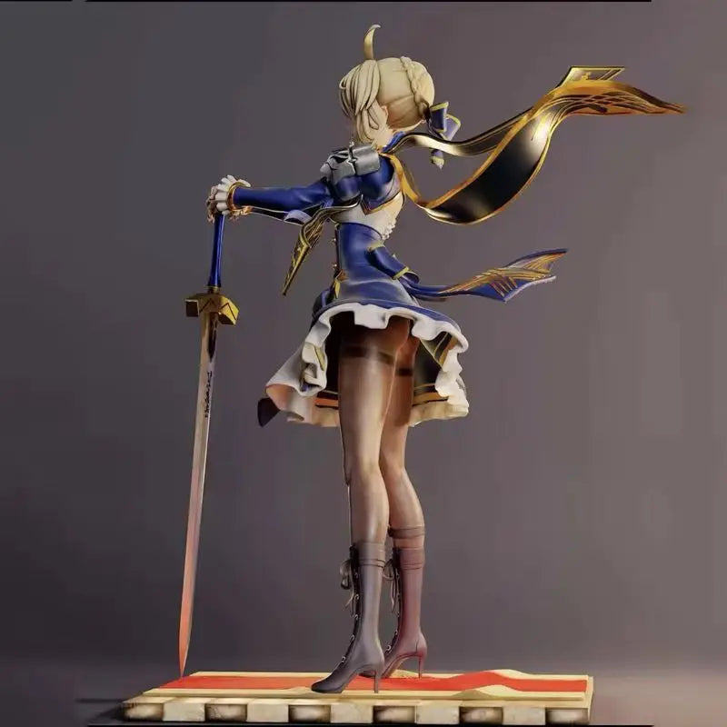 Saber Altria Action Figure | Fate Stay Night PVC | Desktop Collectible