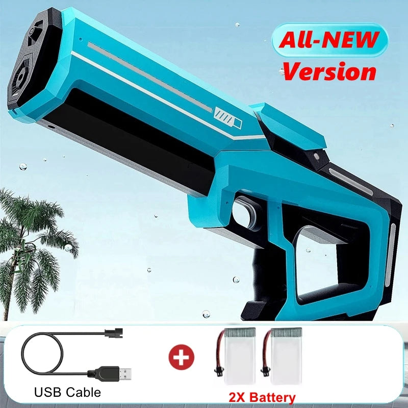 Electric Water Gun | LED Light Fire Effect | Water Storage Tank