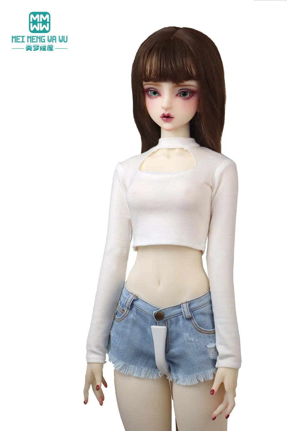 BJD Doll Fashion T-shirt for 1/3 and 1/4 Scale Ball Joint Dolls - ToylandEU