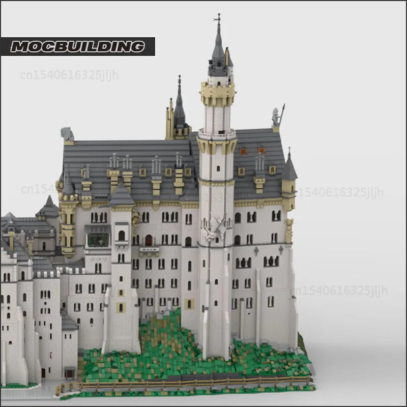 Medieval Castle Architecture Building Blocks Kit with Modular Design - ToylandEU