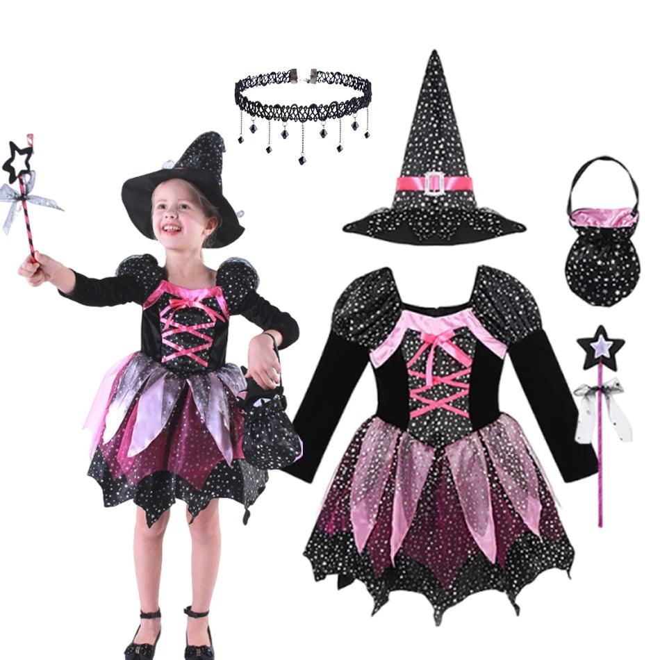 Witch Dress For Girls | Mid Calf | Toylandeu™