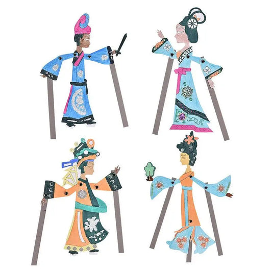 Traditional Chinese Shadow Puppet Theatre DIY Kit