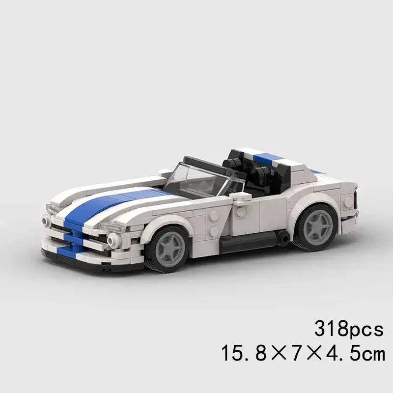 MOC LEGO Compatible Race Car Building Blocks Set For Kids - ToylandEU
