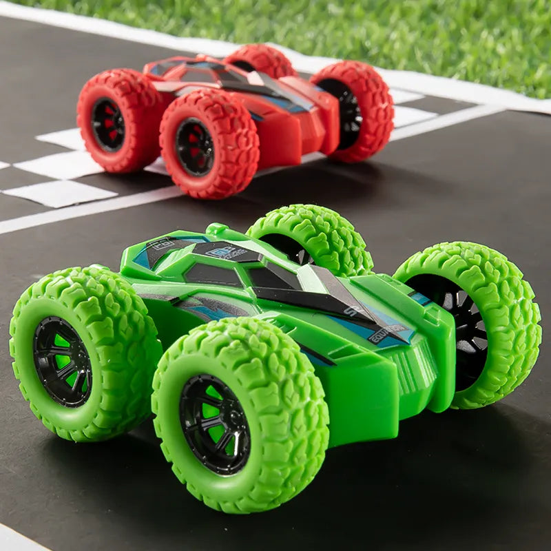 TEMI Kids' Inertia-Powered 360 Degree Double-Sided Stunt Car