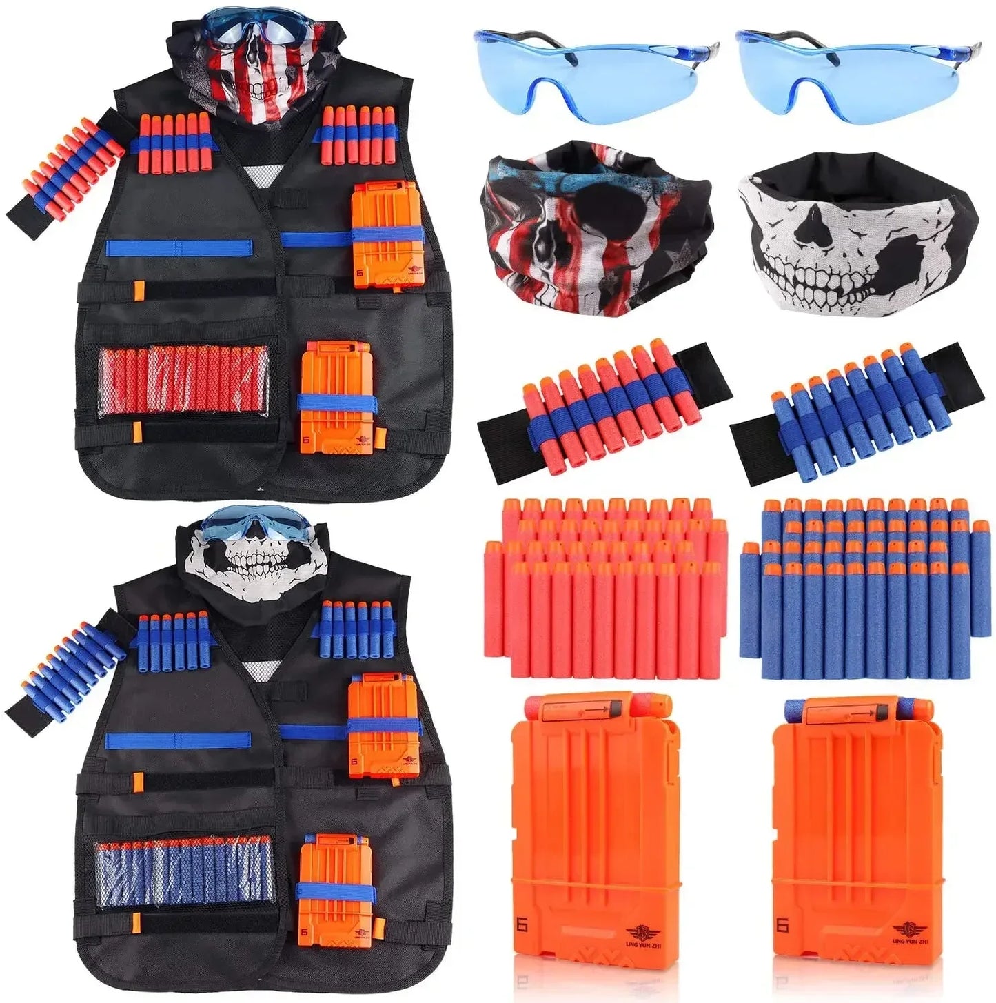 Nerf Gun Tactical Vest Kit for Outdoor Nerf Battles - ToylandEU
