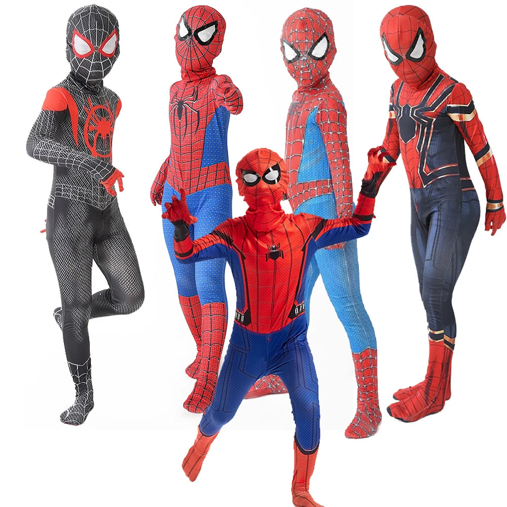 Spiderman Costume | Quick Pull Jumpsuit | Toylandeu™