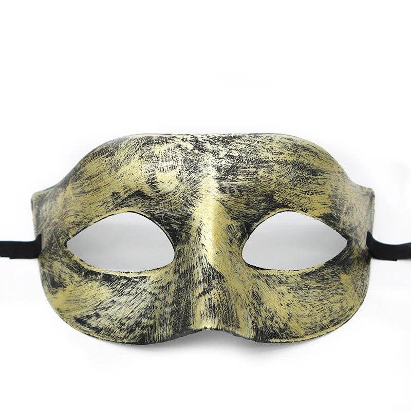 Premium Masquerade Mask Antique Copper Half Face For Women - ToylandEU