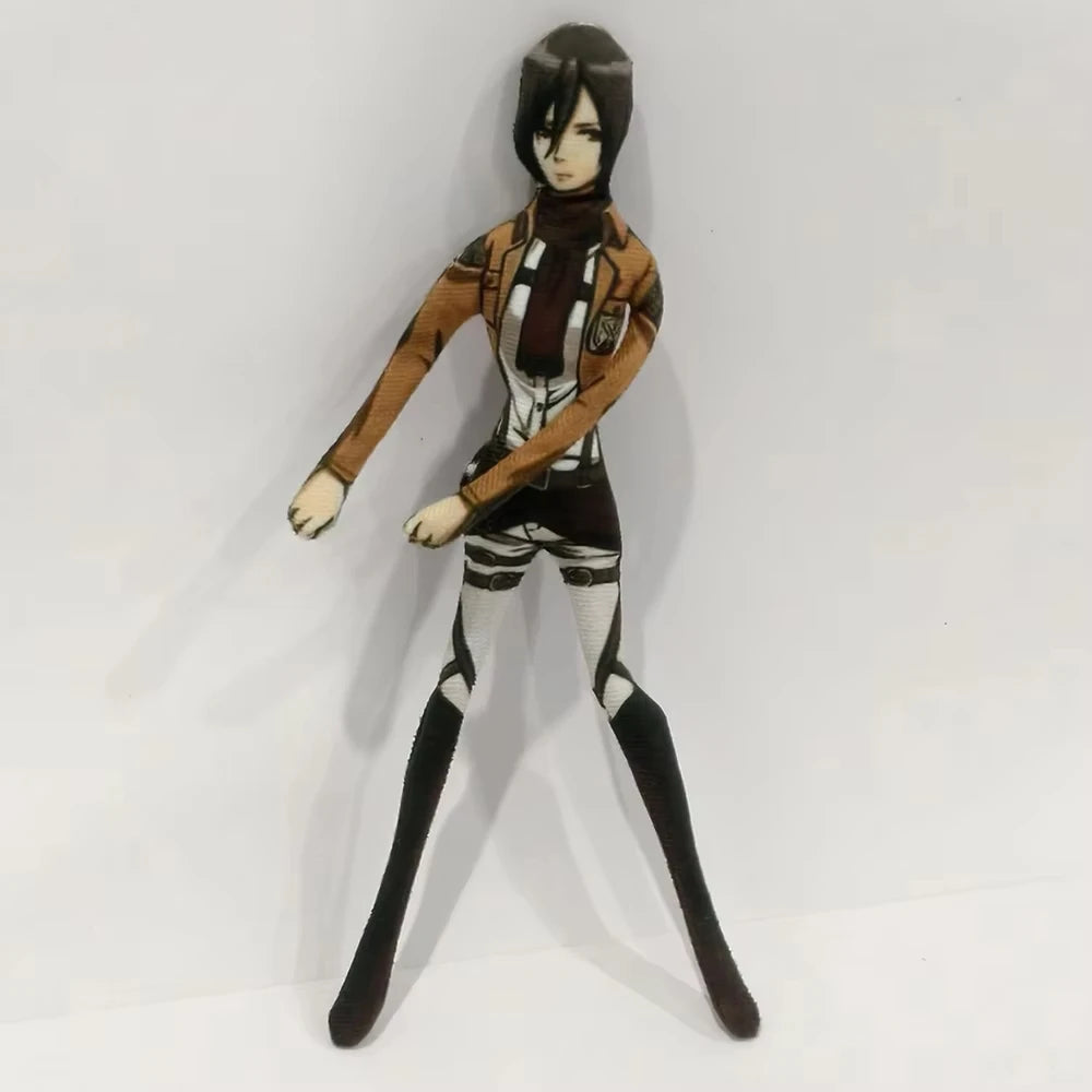 Bendable Anime Figure | Poseable Wire Core | Cotton Body | Attack On Titan
