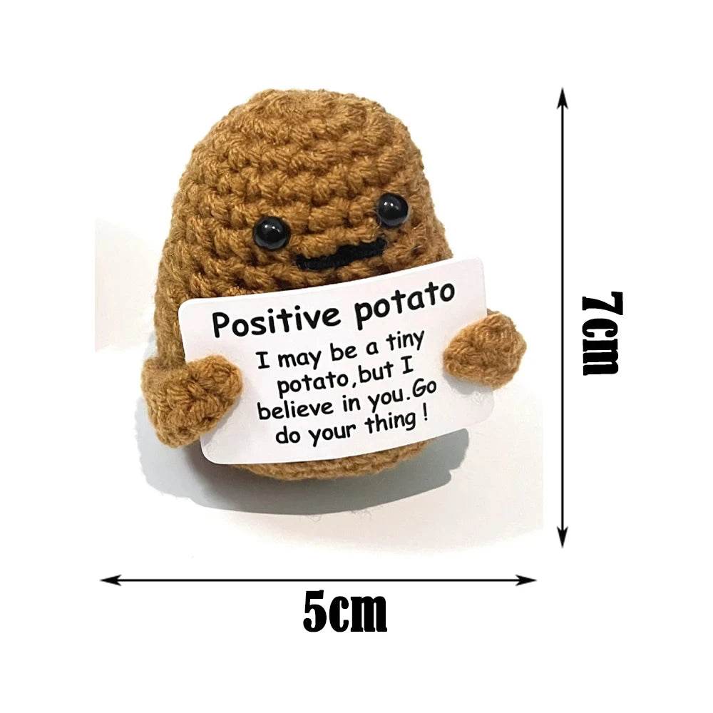 Positive Cute Potato Home Room Decor Mini Plush Doll - ToylandEU