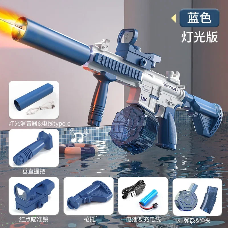 Electric Water Gun | Full Auto | LED Lighting | M416 Pistol