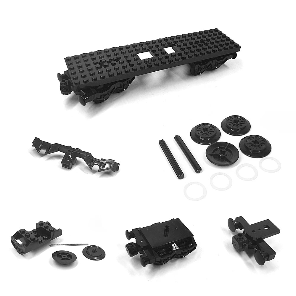 Lego City Train Blocks | Small Blocks | Carriage Set | Base Wheel Parts