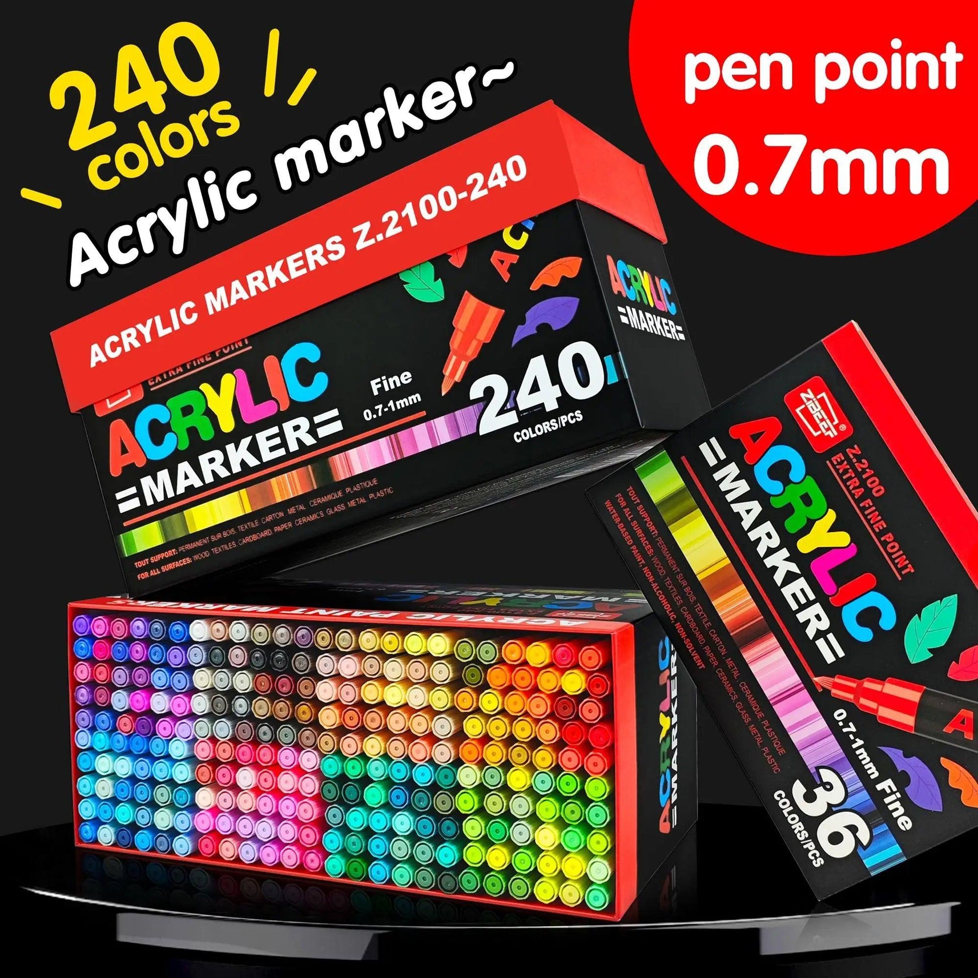 Acrylic Paint Markers | Waterproof | Toylandeu™