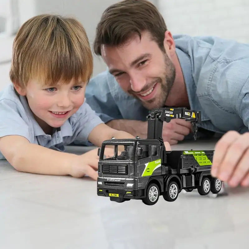 Kids Construction Vehicle Playset - Excavator, Dump Truck & More!