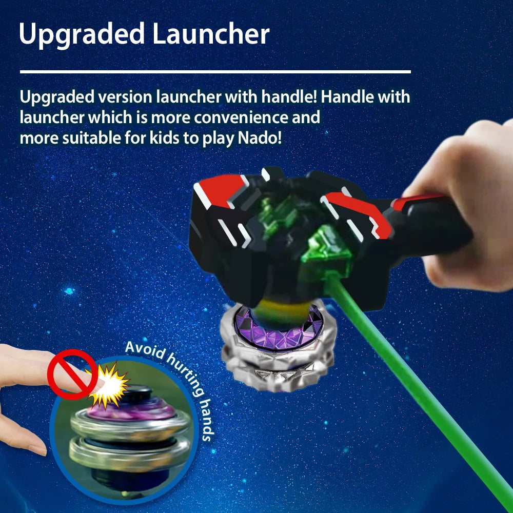 Infinity Nado 3 Spinning Top | 2 In 1 Transforming | With Launcher