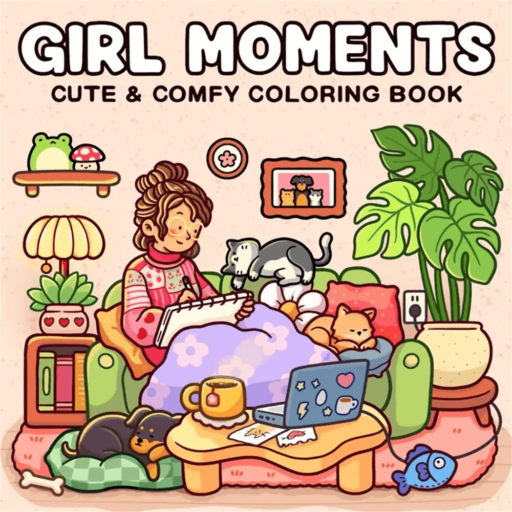 Adult Coloring Book | Cozy Spaces | Toylandeu™