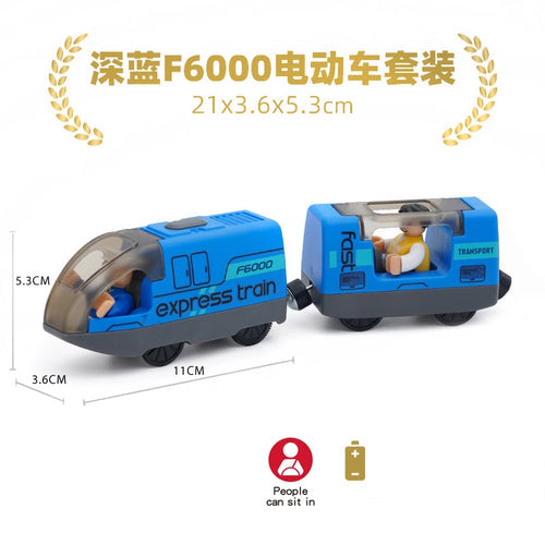 Children's Battery Operated Electric Train Set with Diecast Magnetic Locomotive ToylandEU.com Toyland EU