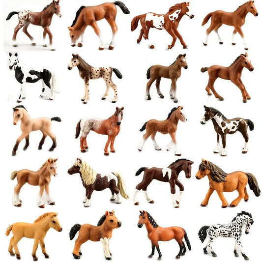 Horse Figurine Toys Simulation Collection in Various Colors - ToylandEU