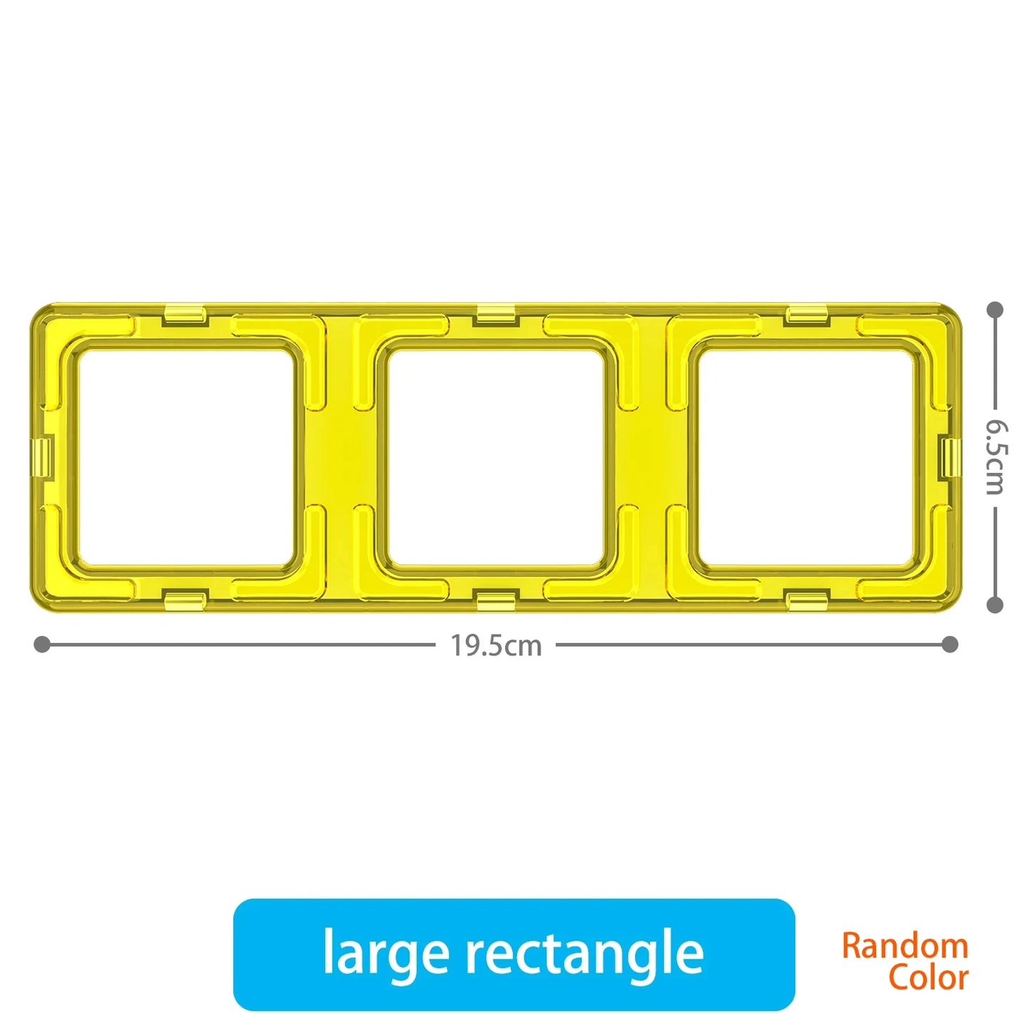 Magnetic Tiles Set | Large Size | CE Certified | Ages 4 to 18