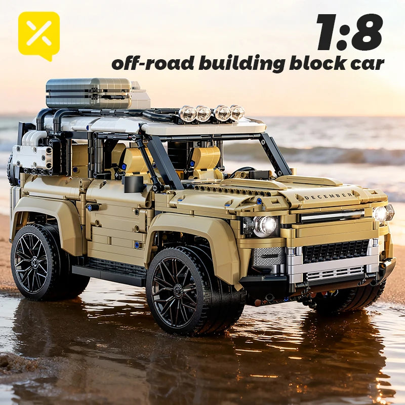 Off Road Truck Building Block Kit | 1:8 Scale | Advanced DIY Model