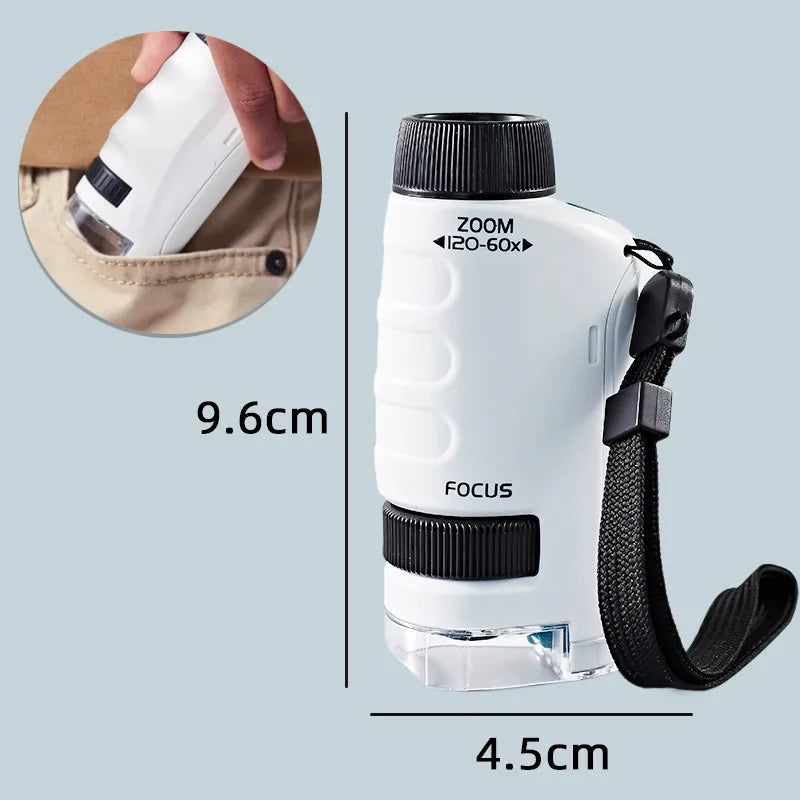 Children's Portable Handheld Microscope for Biology Education - ToylandEU