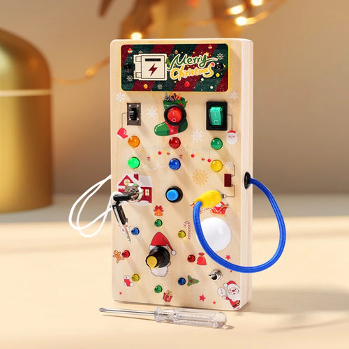 Christmas Circuit Board Wooden Sensory Toy for Kids, 3 Years and Above ToylandEU.com Toyland EU