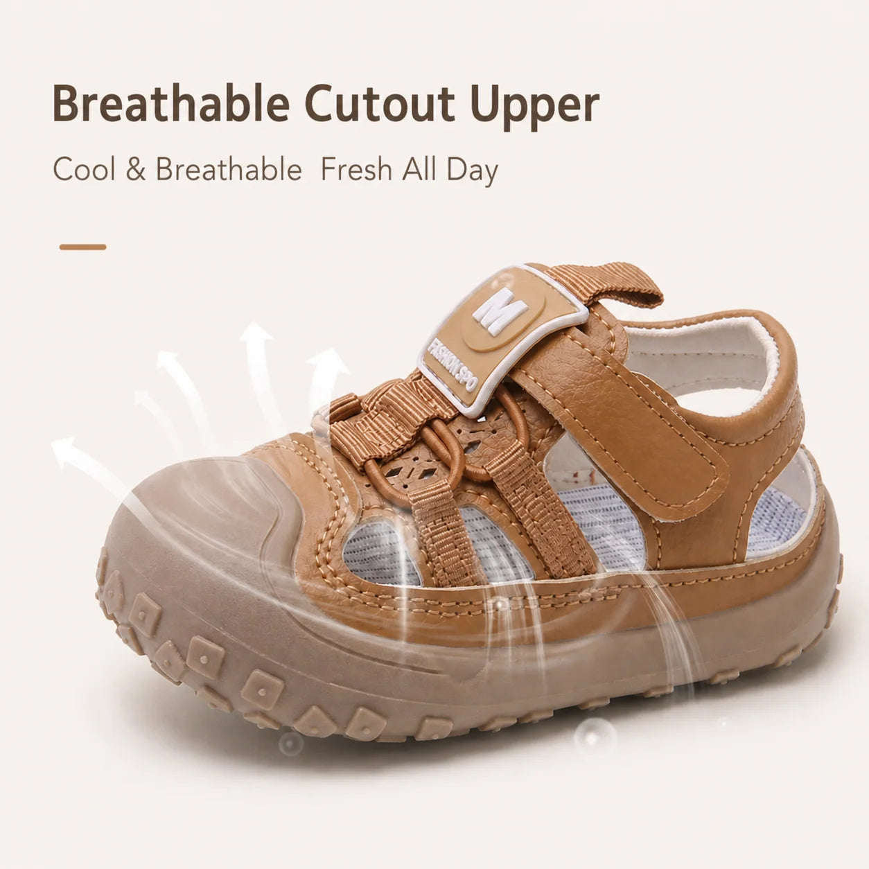 Kids Sandals | PU Leather | Hollow Out Summer | 4-6Y
