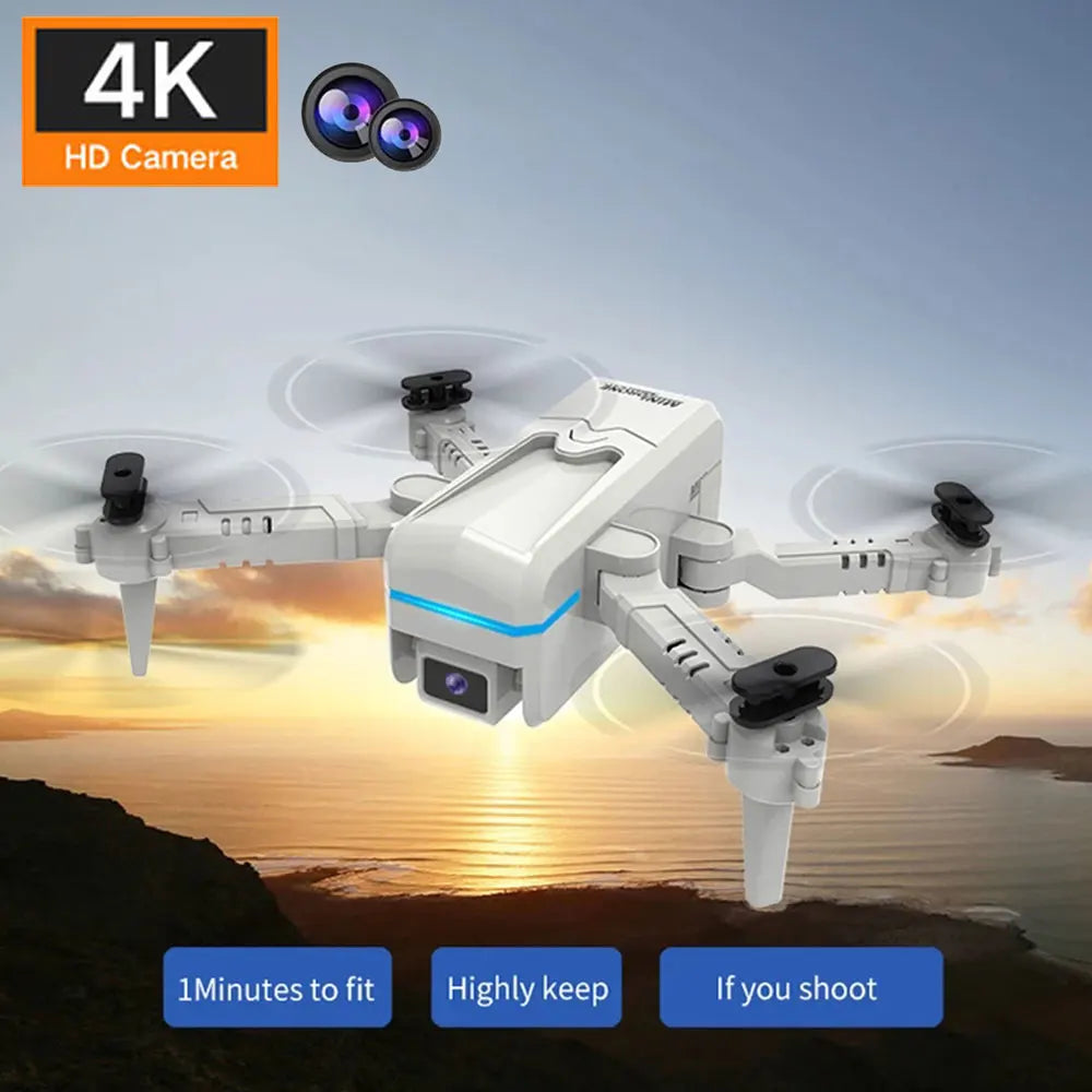 H6 Drone 4K Mini Dron Quadcopter With Camera Dual Drone With Camera