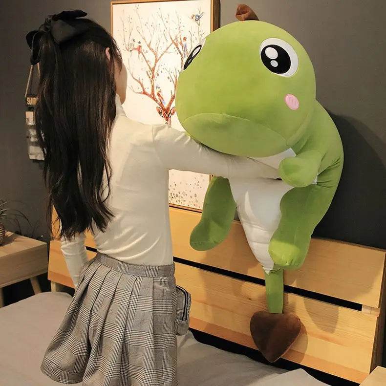 New Huggable Big Long Cute Dinosaur Plush Toy Soft Cartoon Crocodile Doll Girlfriend Pillow - ToylandEU