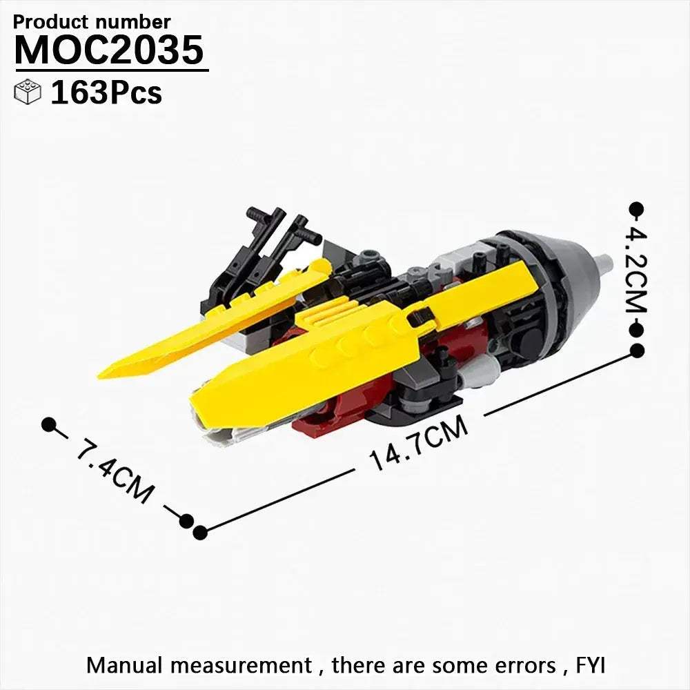 Most Complete Space Wars Speeder Bike Building Blocks Set - ToylandEU