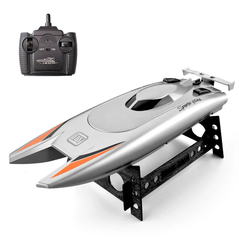 RC High-Speed 2.4G Waterproof RC Racing Boat with Dual Motors - Professional Remote Control Speedboat 805 Gifts for Boys