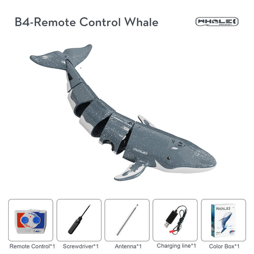 Whale Submarine Remote Control Toy with Diving and Water Spraying Functions ToylandEU.com Toyland EU