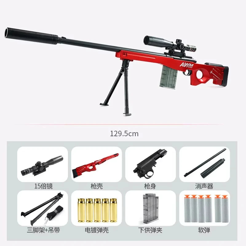 Toy Gun | Soft Bullet | M24 Sniper Style | 14+ Years