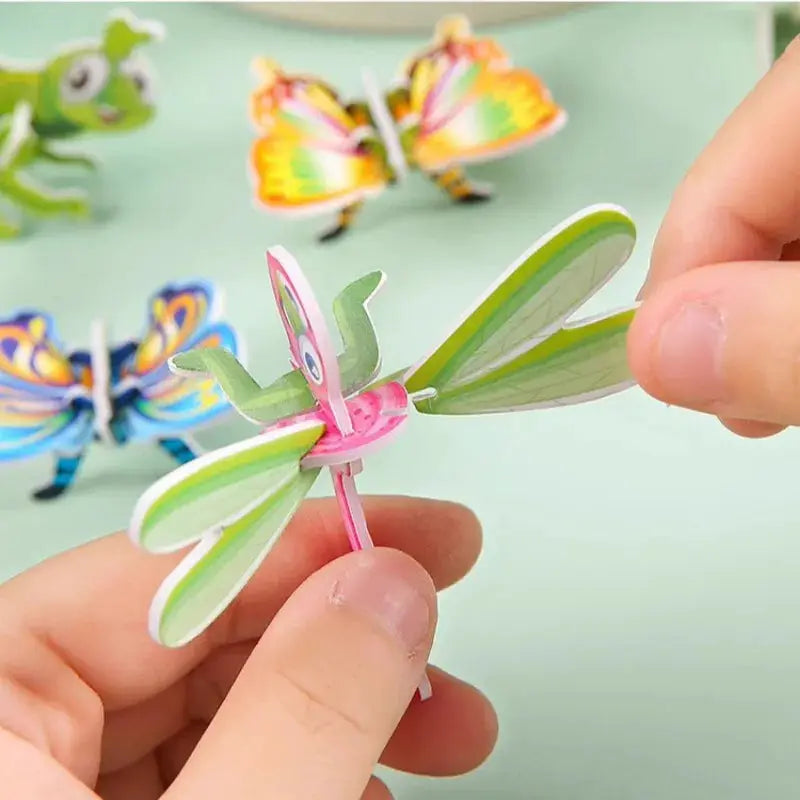 12-24pcs/bag 3D Animals Foam Puzzle Educational Toys for Kids Birthday Party Favor Guest Gift Classroom Rewards Goodie Fillers - ToylandEU