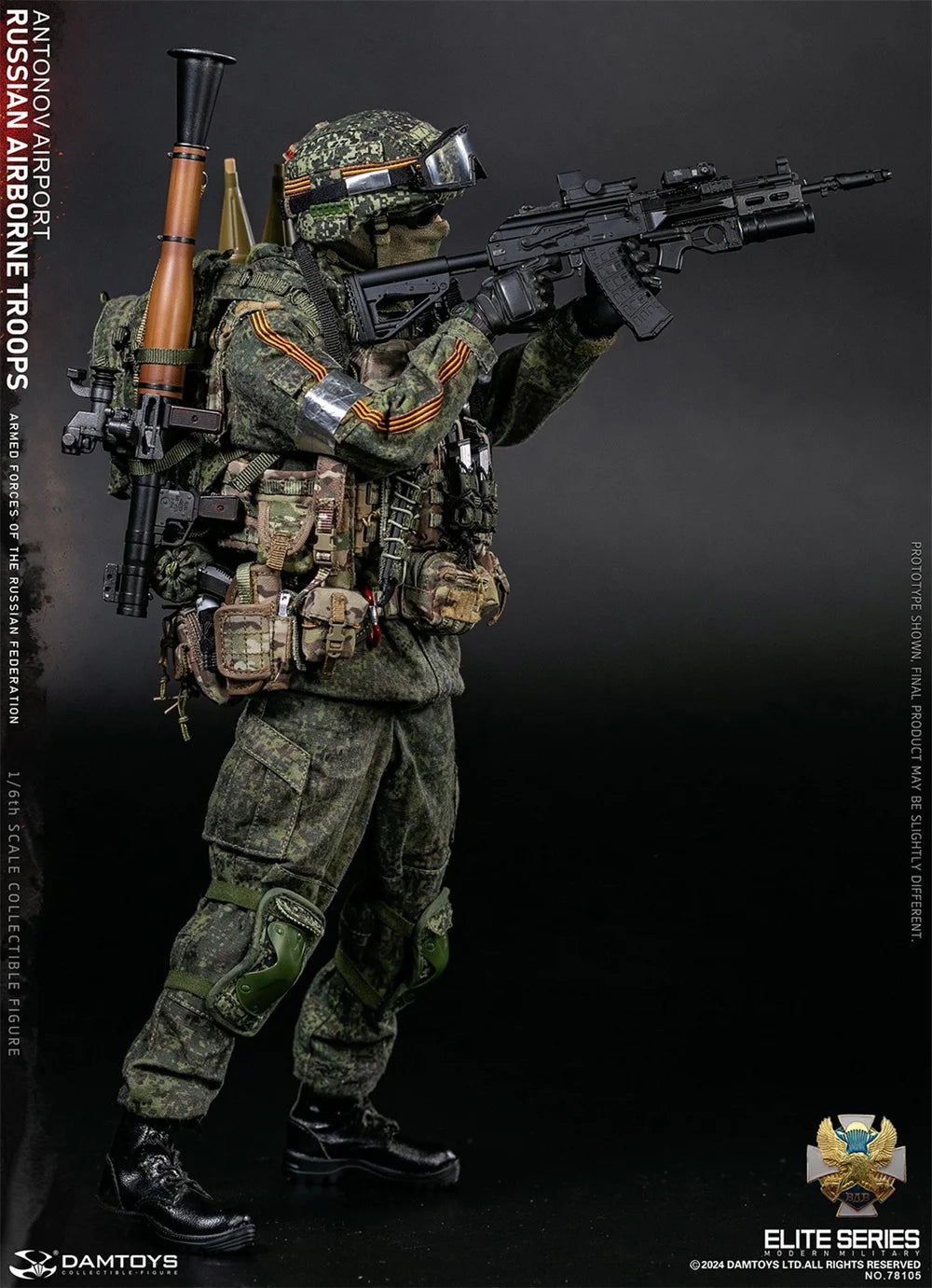 Action Figure | 1/6 Scale | Russian VDV Antonov Rifle Trooper | 12in