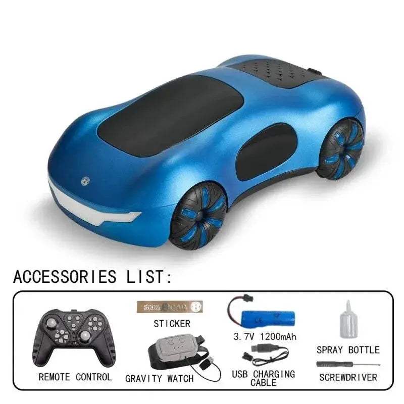 2.4G RC Car Gesture Sensor Light Spray 360 Rotation Stunt Drift - ToylandEU