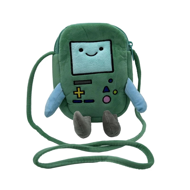 Finn & Jake Plush Crossbody Bag - Adorable Coin Purse & Phone Holder