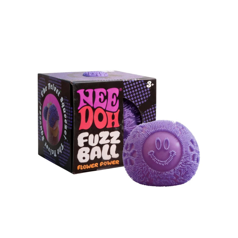 Floral Fuzz Squeeze Ball | Non Toxic Velvet | Anxiety Relief | Adult Use