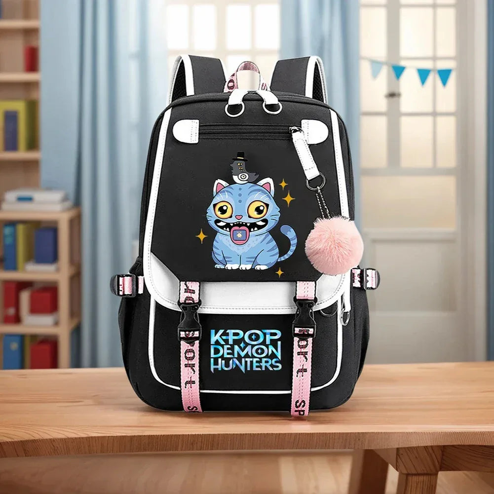 Demon Hunter Backpack For Girls Y2K Large Capacity School Bag - ToylandEU