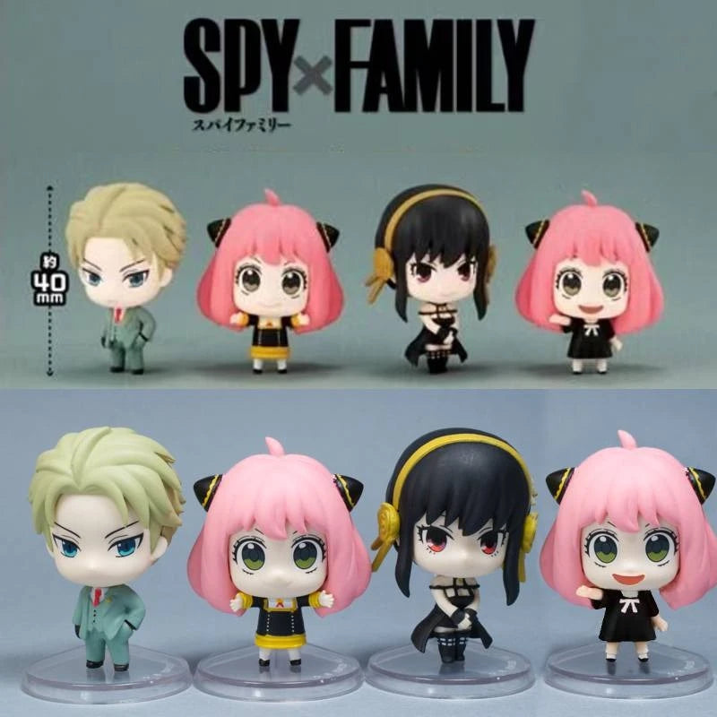 Spy X Family Anya Forger 4 Pack Collectible Figure Set