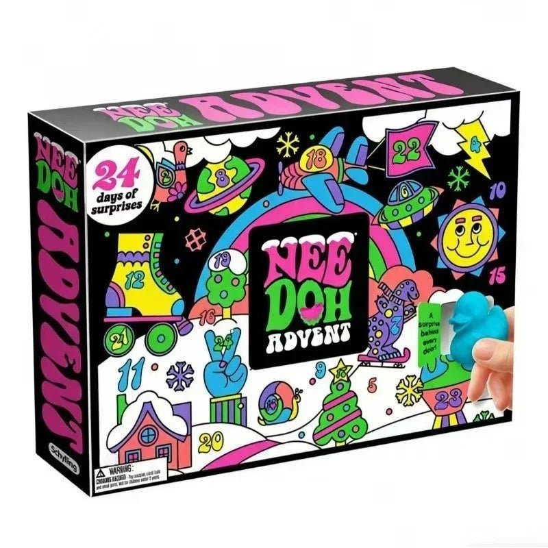 Advent Calendar | 2026 Surprise Box Fidget Dolls | 3D PVC Stress Relief Countdown | Holiday Gift