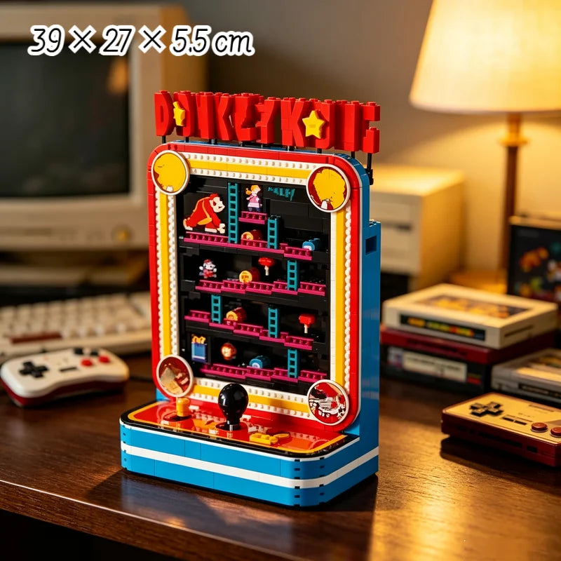 Building Blocks | 1371 Piece Compatible With Lego | Donkey Kong Arcade | Gift