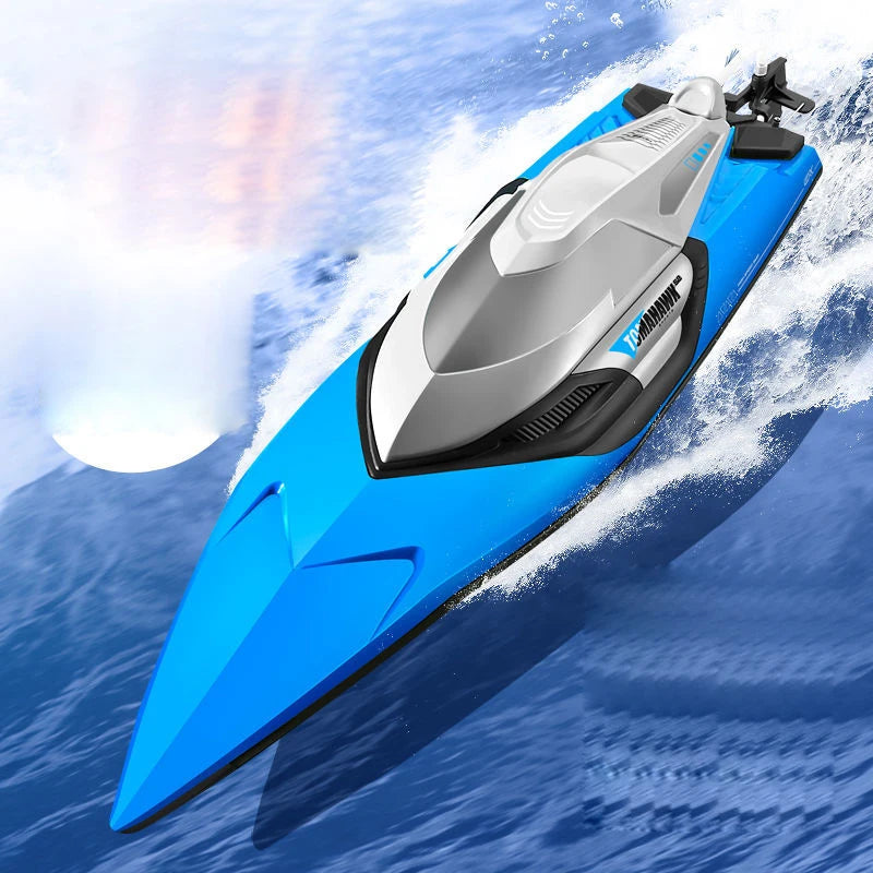 New RC Boat 2.4 Ghz Carbon Brush Motor High Speed Racing Speedboat - ToylandEU